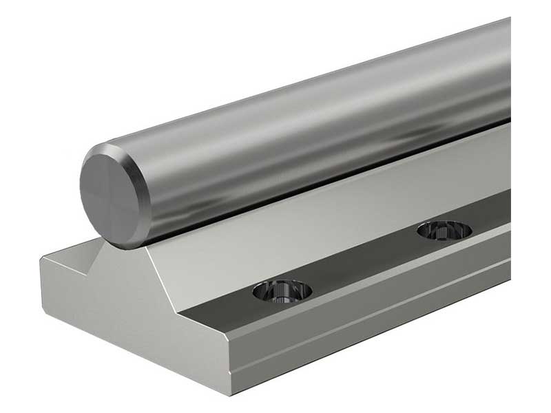 Steel shafts with shaft support rails for Radial Compact Sets