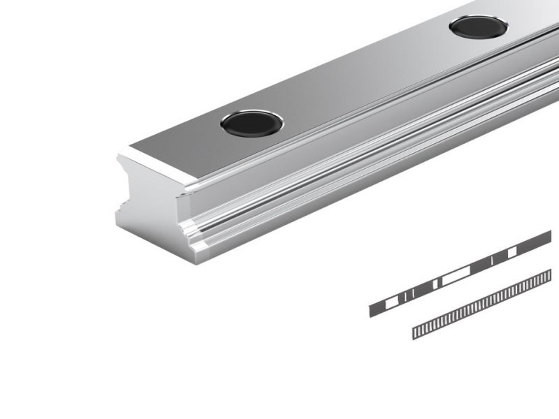 Ball Guide Rails SNS with mounting hole plugs