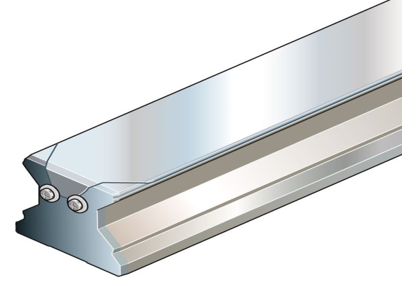 Heavy-duty roller guide rails SNS, steel